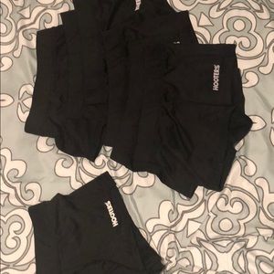 Black hooters shorts